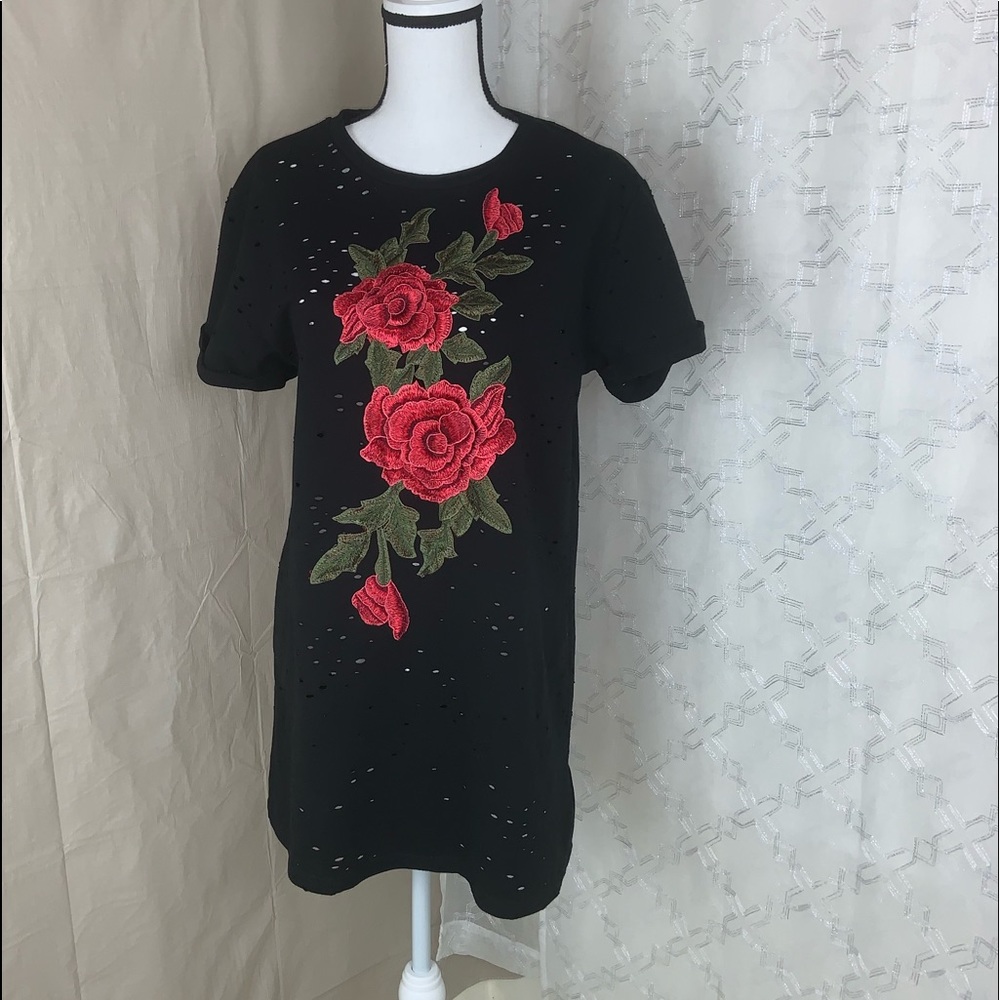 Black dress dolman sz Medium